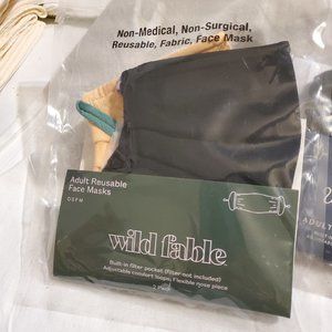 3 Pks Wild Fable™ Adult Face Mask 2 per Pk Adjust Fabric Reusable Various Colors